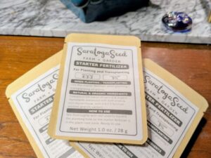 Saratoga Fertilizer Packet Spread